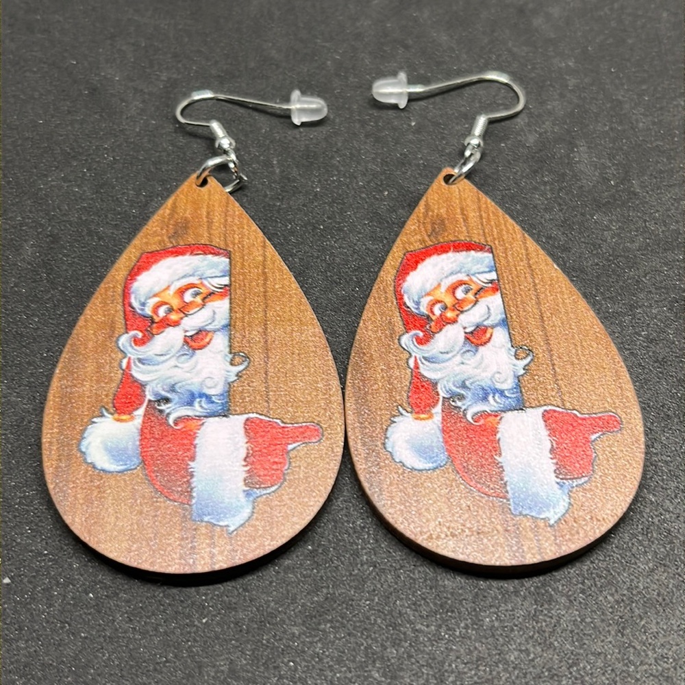 Earrings Christmas‎ Santa